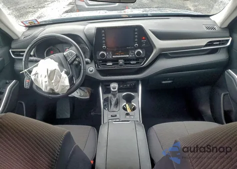 2020 Toyota Highlander L z USA, uszkodzony, nr VIN 5TDBZRBH6LS032250